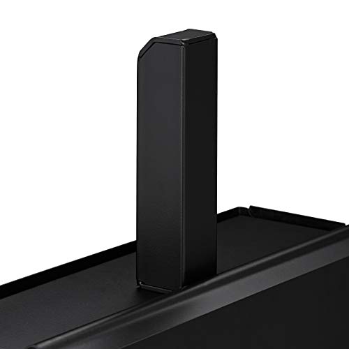 Foto von Relaxdays Ascheeimer mit Schaufel, Aschebehälter für Kamin, Grill, Ofen, Aschekasten, Ascheschaufel m. Einschub, schwarz