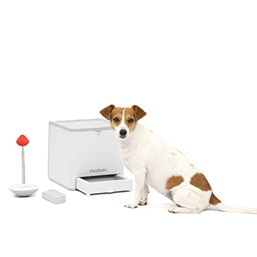 PetSafe Teach und Treat Ferngesteuerter Belohnungstrainer für Hunde, Training und Positive Verstärkung, 4 D Batterien nötig, Grau.