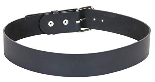Genuine Leather Heavy Duty Black Leather Belt 1 3/4" Wide2