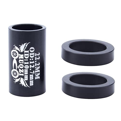 DYNWAVE Bicycle Bushing Rear Shock Mount Hardware MTB Bike Shock Absorber Tube with Spacers OD. 12.7MM ID 8/10mm - 22.2x10mm