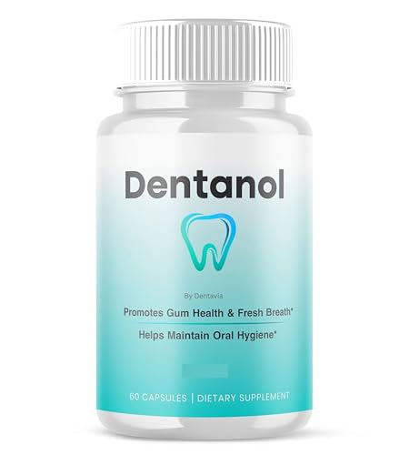 Dentanol-X Oral Probiotic Supplement 4 Probiotic Strains with Arctic Pine Resin Supports Gum Health Fresh Breath & Daily Oral Wellness 60 Capsules (Non Chewable)