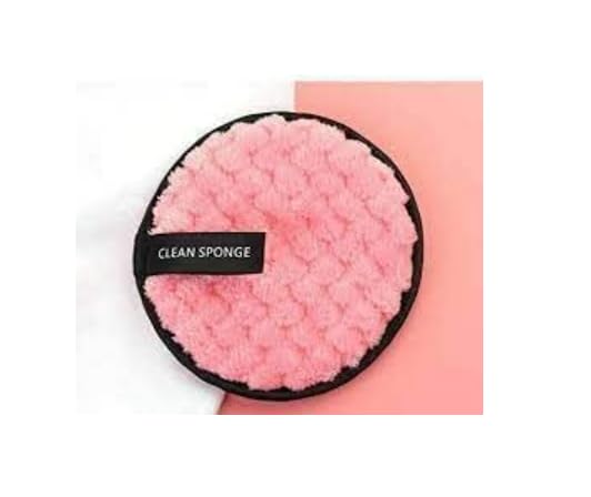 COSSESS Microfiber Reusable Makeup Removal Sponge Pads For Deep Cleansing Facial Make up Remover Wipes For Mascara Eye Shadow - (Pack of 1)-image-33
