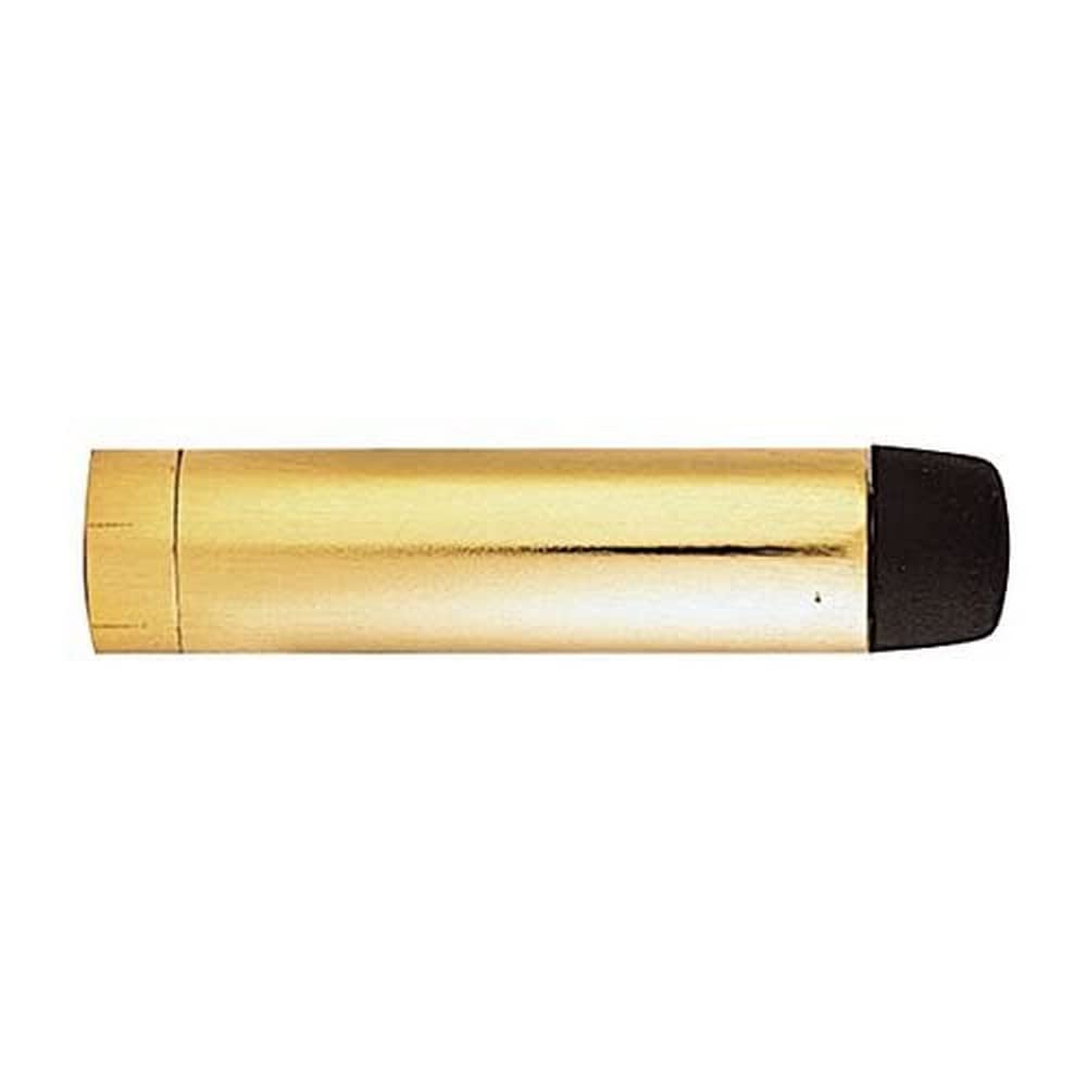 Carlisle Brass - AA122 - Cylinder Pattern Door Stop - Without Rose Elegant Skirting - Polished Brass