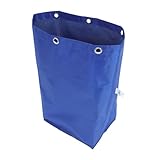 BELLIFFY Janitorial Reinigungstasche Aus Dickem Robustem Stoff Für Reinigungswagen Wiederverwendbarer Beutel Langlebiger Müllsack Für Vielseitige Putzdienste Standard Blau