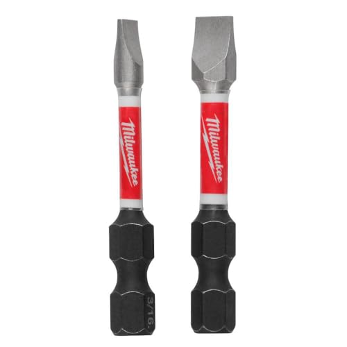 Milwaukee Accessory 48-32-4920 No8/No10 Bit Power Slotted (2 Pack) - image 1
