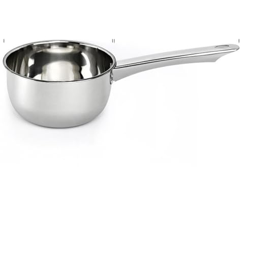 水 柄杓 庭 柄杓 ステンレス 鋼 水 すくい スープ 柄杓 スプーン 赤ちゃん お風呂 すすぎ コップ 台所 柄杓 浴室 庭 水まき 水 杓 (スクエアハンドル 14cm)