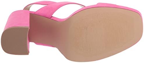 Madden Girl Women's Mine Heeled Sandal, Pink Fabric, 6.5 | Image 3