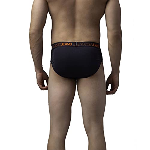 Image of Underjeans Men Cotton Blend Brief - Pack of 2