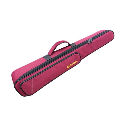Kokiya Bolsa de armazenamento para saxofone, estojo para clarinete com alça, mochila portátil protetora, bolsa de transporte para palco ao ar livre, Vermelho