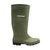 DUNLOP Pricemastor - Unisex Knee High Wellington Rain Boots, Green, CE Certified Waterproof and Chemical Resistant PVC Wellies for Outdoor, Gardening and Farm Work - EU44, UK10 #4