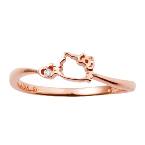 [�U�E�L�b�X] THE KISS KITTY-12DM 7�� �y�n���[�L�e�B �R���{�z �L�e�B �t�F�C�X �_�C�������h �n�[�g �V���o�[ �����O