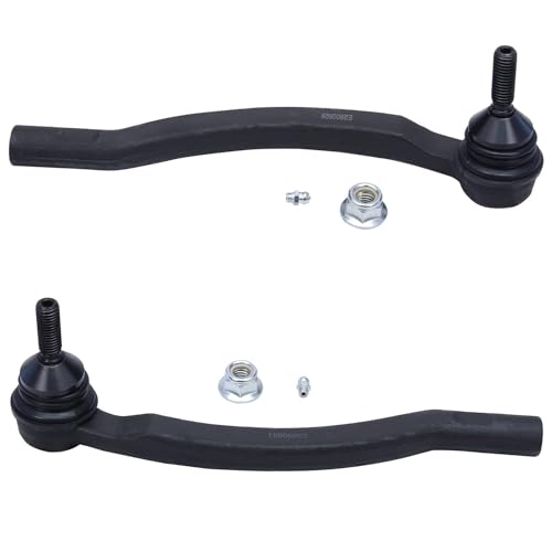 Image of Detroit Axle - 4WD Front End Control Arms Kit for 01-02 Volvo V70, 03-07 XC70, Lower Control Arms Tie Rod Ends Boot & Bellows 2001 2002 2003 2004 2005 2006 2007 Replacement - 8pc Set