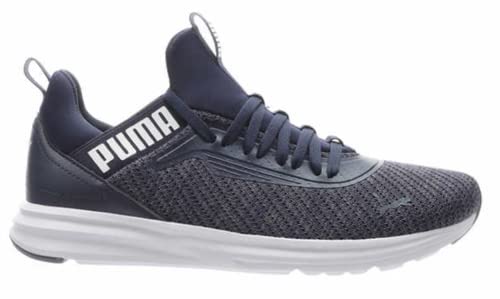 PUMA Men's Enzo Sneaker Color Blue and Black (Black, us_Footwear_Size_System, Adult, Men, Numeric, Medium, Numeric_10_Point_5)2