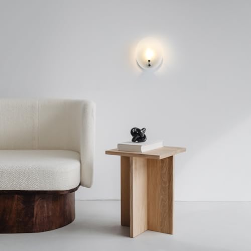Image of Modern Soft Black Wall Sconces, Room Decor Wall Light Fixture with Oval Style Frosted Glass Shade, Bedroom Decor Wall Mount Light, Wall Lamp for Bedroom,Living Room, Bedside, Bathroom