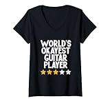 Photo Gallery donna worlds okayest chitarrista | chitarra maglietta con collo a v Photo Gallery donna worlds okayest chitarrista | chitarra maglietta con collo a v