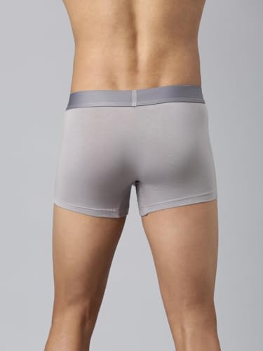 Image of Levi's 032A Trunk for Men | Supima Modal Lycra Blend | Breathable Solid Men's Underwear | 4-Way Stretch | Anti-Roll No-Dig Waistband | No Ride-Up Mid Length Fit | Stay Retention | Pack of 1