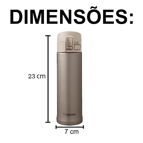 Zojirushi SM-KHE36NL Stainless Steel Mug, 12-Ounce, Champagne Gold