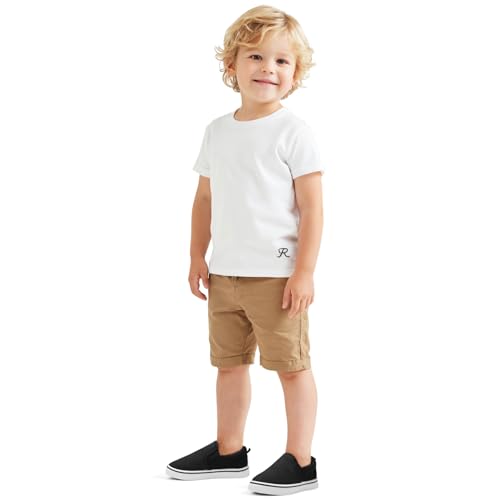 Image of K KomForme Boys & Girls Slip on Shoes, Toddler Canvas Walking Shoes | Lightweight, Comfortable