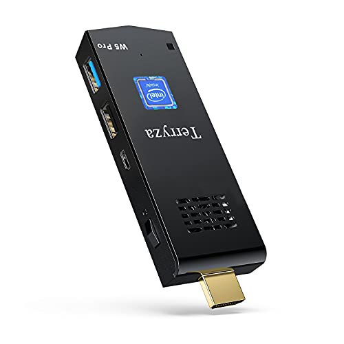 PC Stick, T5 Intel Stick 8GB RAM 128GB ROM with Atom Z8350 Windows 10 Pro Computer Stick Support 4K HD 2.4G/5G WiFi BT 4.2 Mini PC Home Business Office Auto Power On