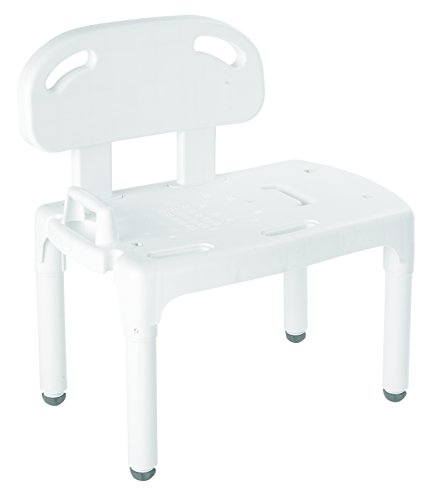 Carex Health Brands Universal Tub Transfer Bench - Shower Bench and Bath Seat