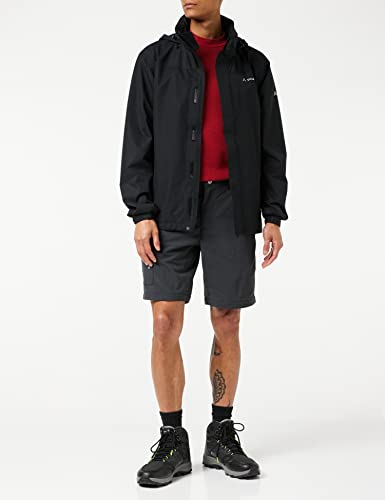 VAUDE Men's Escape Bike Light Jacket |Wasserdichte 2-Lagen Regenjacke - Winddicht, Atmungsaktiv & Leicht | Netzfutter | Kapuze im Kragen | Reflektierende Elemente | Eco Finish