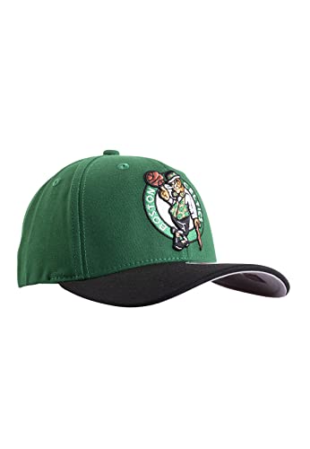 Mitchell & Ness Boston Celtics Curved Brim Snapback Hat Adjustable Cap miniatura 3