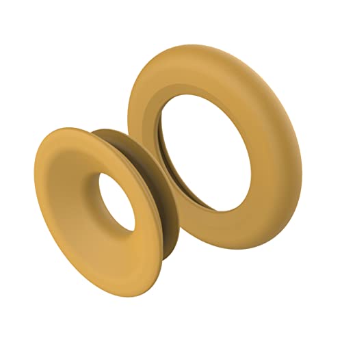 ClickClix Sistema Patentado de unión para Calcetines (12 Unidades, Amarillo)