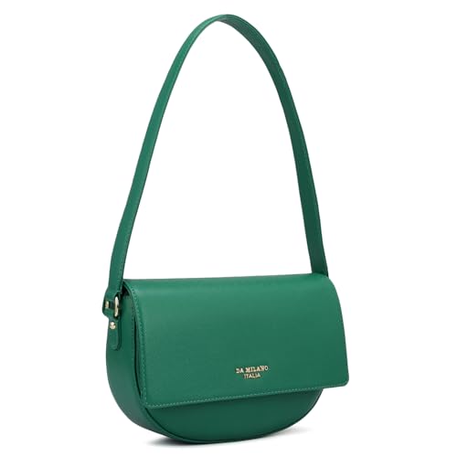 Image of Da Milano Small Leather Shoulder Bag (LB-OR-3027)