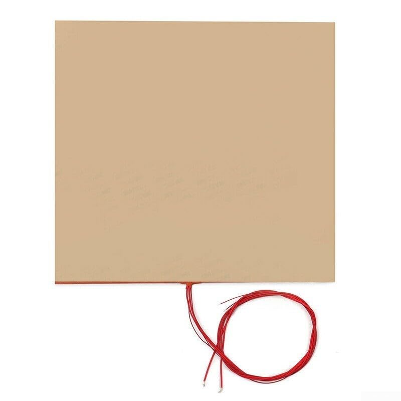 350 x 350 mm 220 V 1400 W Silikon-Heizmatte Pad für 3D-Drucker beheiztes Bett, hohe Isolations-Heizplatte für schnelles und gleichmäßiges Aufwärmen