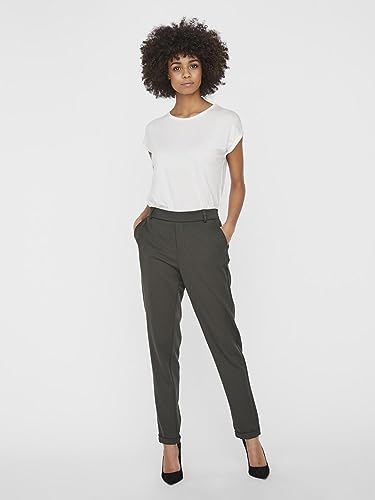 VERO MODA Damen Vmmaya Mr Loose Solid Noos Hose, Peat, S/34 EU – Ansicht 5