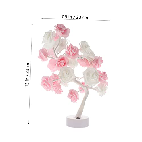Lampe led rose décorative pour bureau et chambre maison - 2