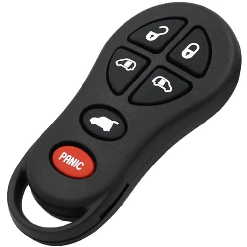 Carcasa compatible con Dodge Grand Caravan 2000-2005 con botonera de 6 botones 3