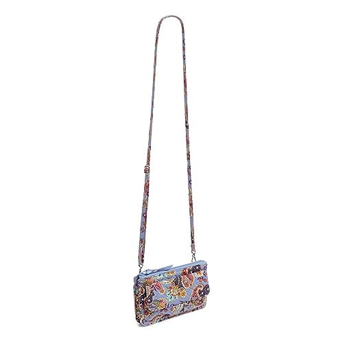 Image of Vera Bradley Women's Cotton Wallet Crossbody Purse with RFID Protection