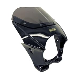 Emgo Venom Mini Cafe Black Fairing Windshield 5.75&Quot; Headlight Opening Mark Ii 9 31za3qj4lbl. sl500 . ss300