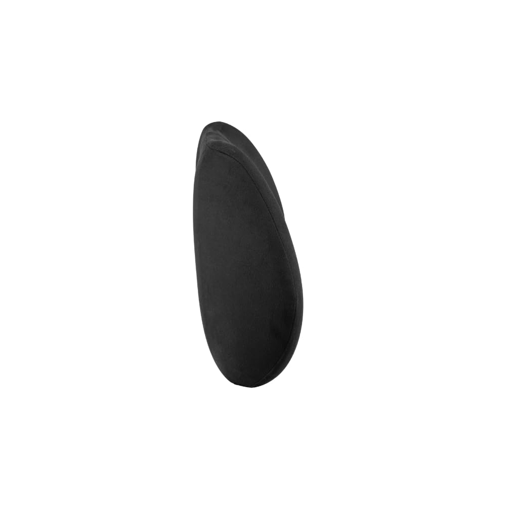 OPLITE – Lombar-Polster – Memory-Foam-Lendenbodenpolster für den Schalensitz – Simracing-Rückenstütze – Long Session Comfort – Schwarze Wildlederpolsterung – Cockpit-kompatibel und Gaming-Sitze