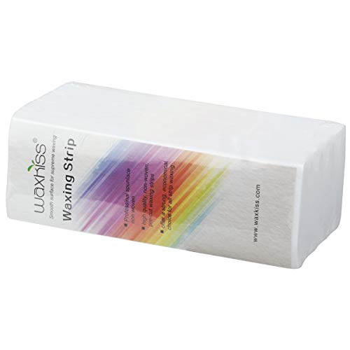 New Begin Salon Quality Non-Woven Wax Strips 3" 9" - Facial and Full Body Sizes Available, 200pcs Waxing Paper for Hair removal