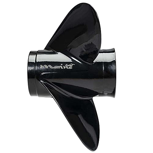 Image of MARINE SYSTEM Made Aluminum Outboard Propeller for Mercury Engines 30-70HP, 13 Spline Tooth, RH (D:12 1 /4 inch P:9 inch)