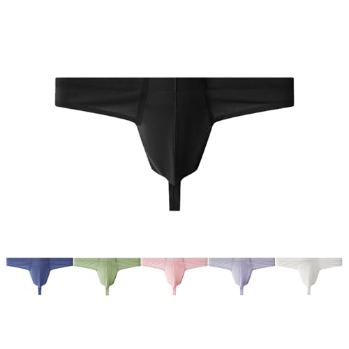 Men Sexy Seamless Brief Bulge Pouch G-String Underwear High Stretch Thong Pantie