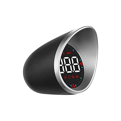 YULLING Car Hud Head Up Display, Universal Digital GPS Speedometers Compass Odometer with Overspeed Alarm Fatigue Driving Reminder for All Cars Cover