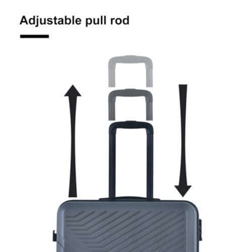 This Stylish and Simple Three-piece Suitcase Is Made of PC+ABS Material and Is Equipped with Universal Wheels, Suitable for Various Travel Needs.4