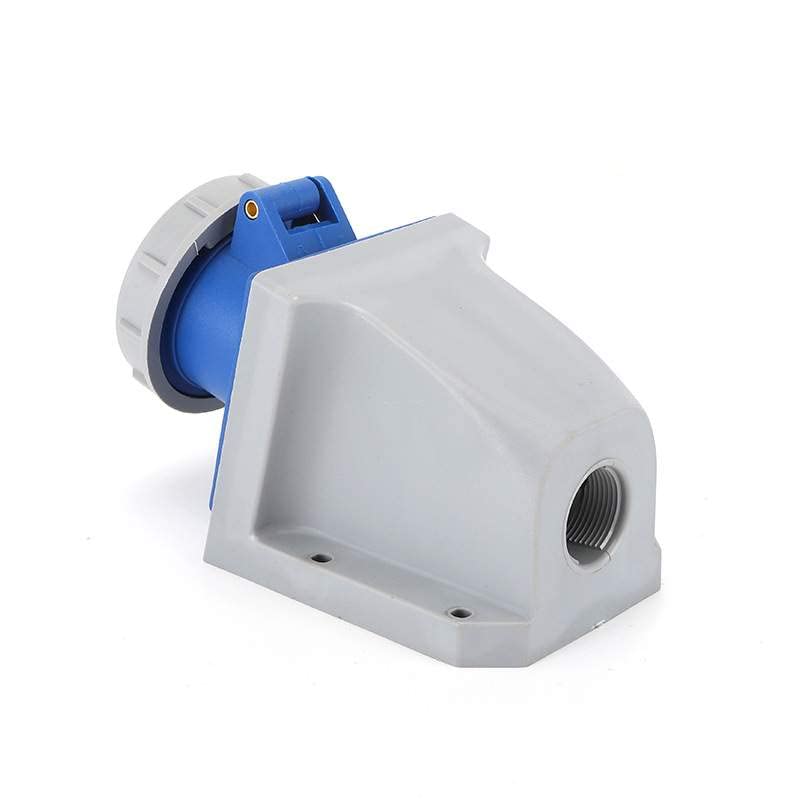 IEC60309 Waterproof CEE Industrial Connector Socket 3Pin 32A 250V 2P+E IP67 (Type-1