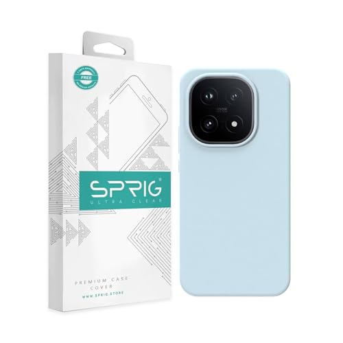 Image of SPRIG SilkTone Silicone Back Cover Compatible with IQOO 15 5G Drop Tested Shock Proof Mobile Case with Camera Protection for Men, Women, Boys and Girls (Light Blue)