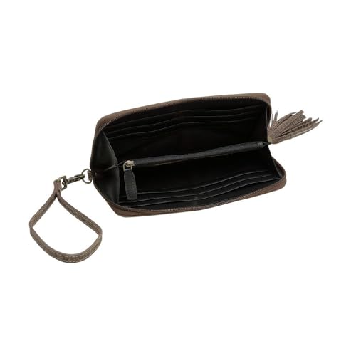 Myra Bag Imazica Wallet, S-7089 - Eco-Friendly Woven Fabric Wallets for Women with Leather Accents and Aztec-Inspired Design, Wristlet Strap, Clutch, Purse as a Birthday Gift for Mom, Sister, Friend4