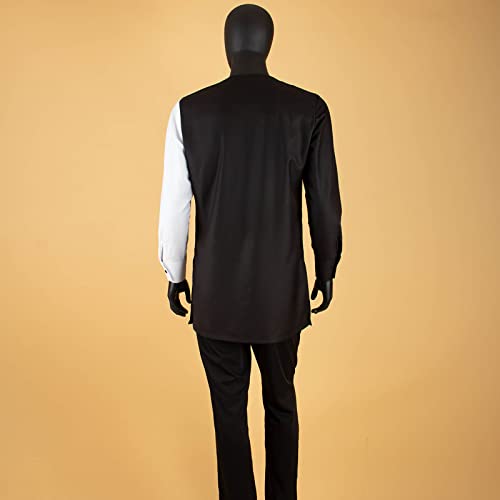 African Men Traditional Clothing Set Dashiki Shirts Ankara Pants 2 Piece Set Plus Size Tracksuit Outfits4