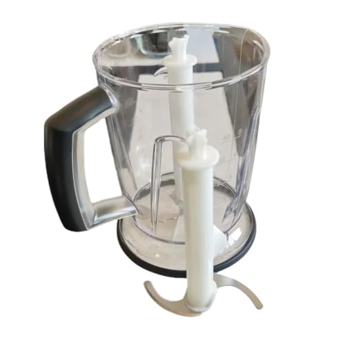 Cuchilla de vaso mezclador, Compatible con Braun MQ7045 MQ9087 MQ7025 MQ7035 MQ9005 MQ9027 MQ9037 MQ9045 MQ9087X MQ9097 Vaso licuadora