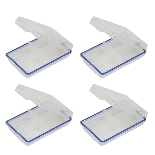 4PCS Fishing Tackle Organizer - Small Mini Waterproof Storage Box