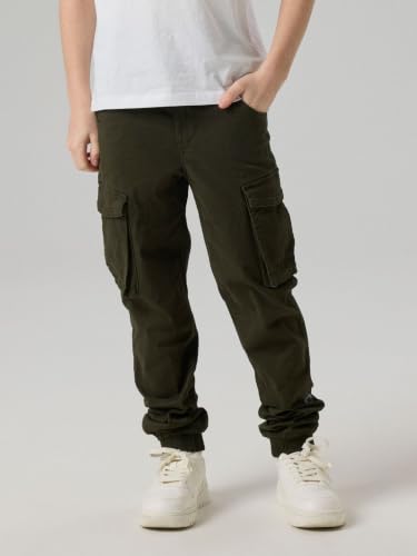 NAME IT Jungen Nkmryan Cargo Twi Pant 222-ba Noos Hose, Rosin, 134 EU – Ansicht 3