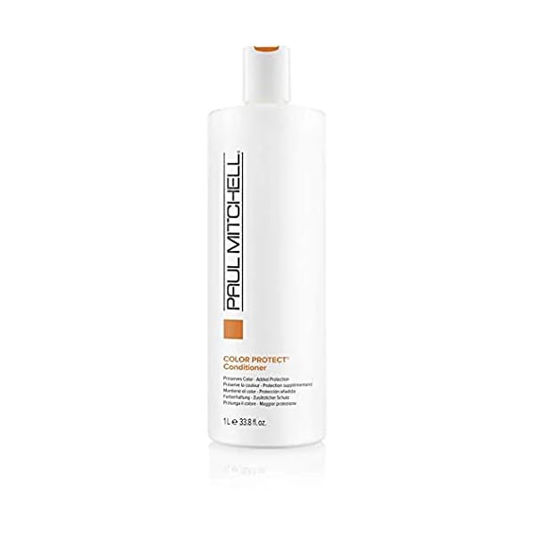 Paul Mitchell Color Protect Conditioner, Adds Protection, For Color-Treated Hair, 33.8 fl oz