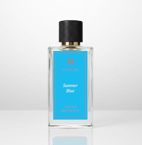 Image of Summer Blue Perfume 50ml for Men & Women | Fresh Aquatic Citrus Fragrance | Long Lasting Luxury Perfume Spray | Premium Oceanic Aromatic Scent for Office, Gym, Daily Wear & Summer Use