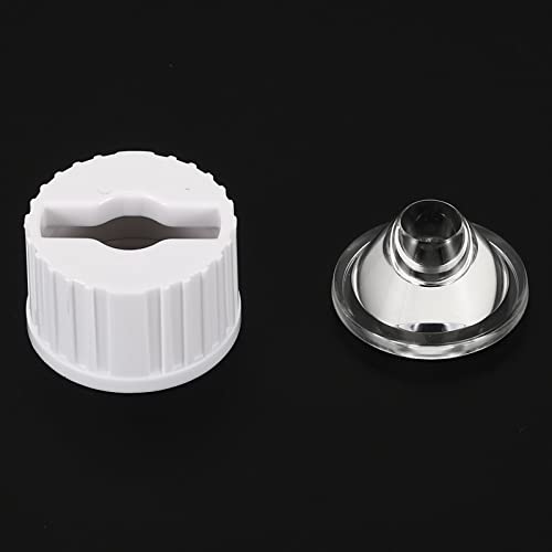 Image of PATIKIL 20mm LED Lens 30 Degree with Plastic Holder, 20 Set Acrylic Optical Lenses for 1W 3W High Power LED Light, White /Transparent
